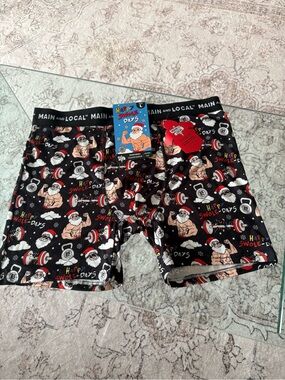 Main and Local “Happy Swole-Days” Christmas Boxer Briefs – Men’s Large
- NWT